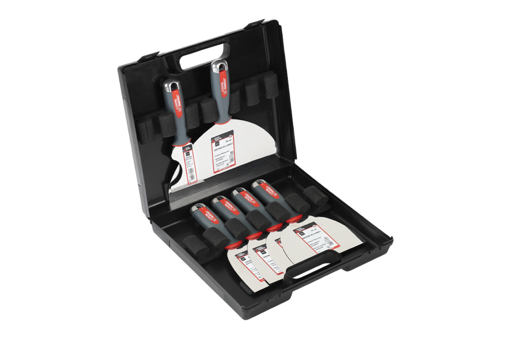 801170 - Set für Trockenbauer mit 6 ALU-CHOC®-Spachtel